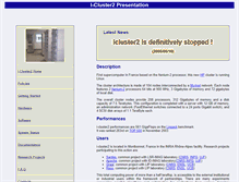 Tablet Screenshot of i-cluster2.inrialpes.fr