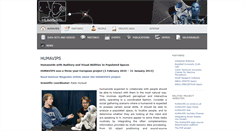 Desktop Screenshot of humavips.inrialpes.fr