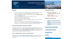 Desktop Screenshot of esweek09.inrialpes.fr