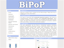 Tablet Screenshot of bipop.inrialpes.fr