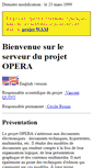 Mobile Screenshot of opera.inrialpes.fr